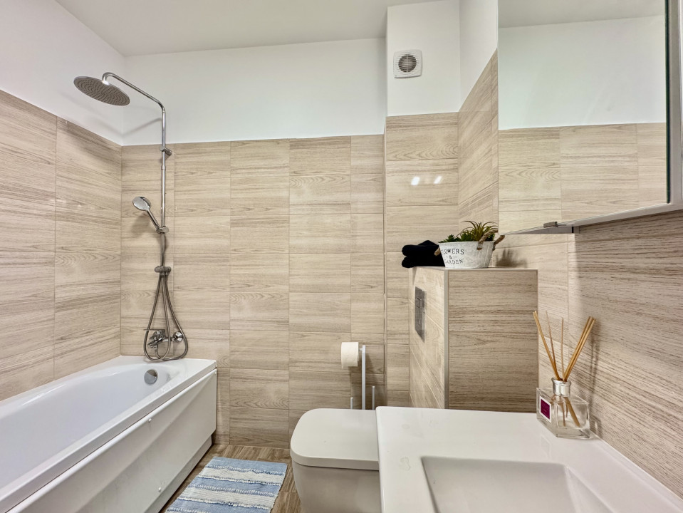 Apartament 2 camere - Etaj 1 - Mobilat și Utilat