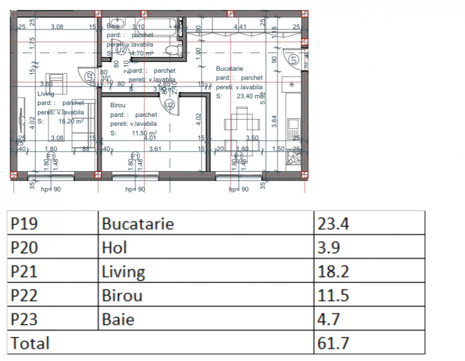 Apartament 3 camere - Selimbar - Zona Primariei
