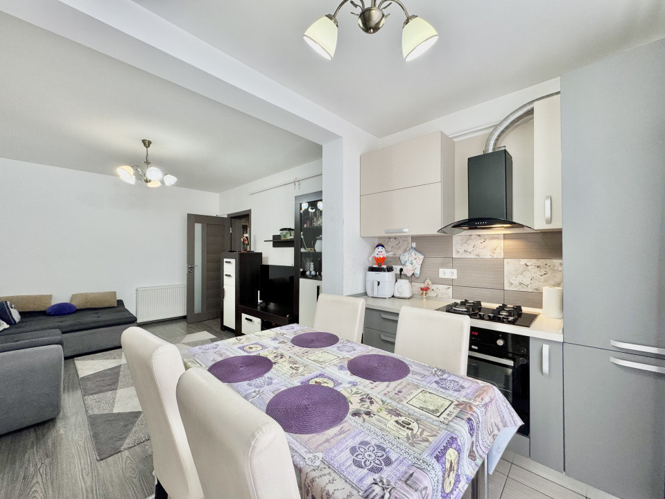 Apartament 3 camere - Decomandat - MOBILAT ȘI UTILAT