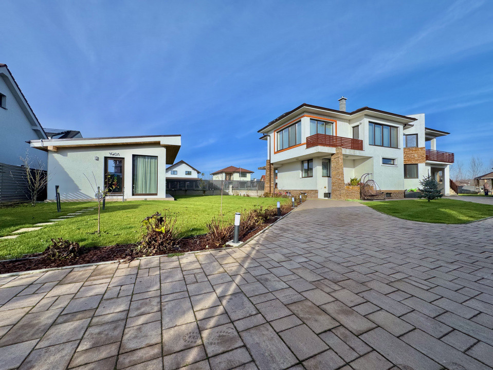 Casǎ de Lux - 1084 mp teren - 275 mp utili + Pod + Saunǎ + Studio Yoga