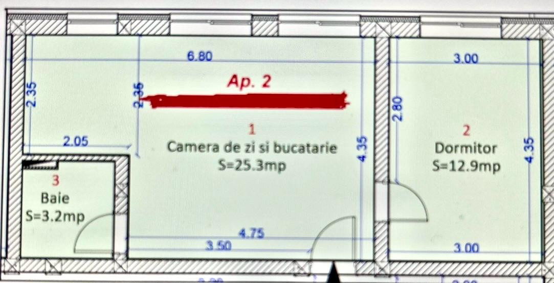 Apartament 2 camere -  Şelimbār